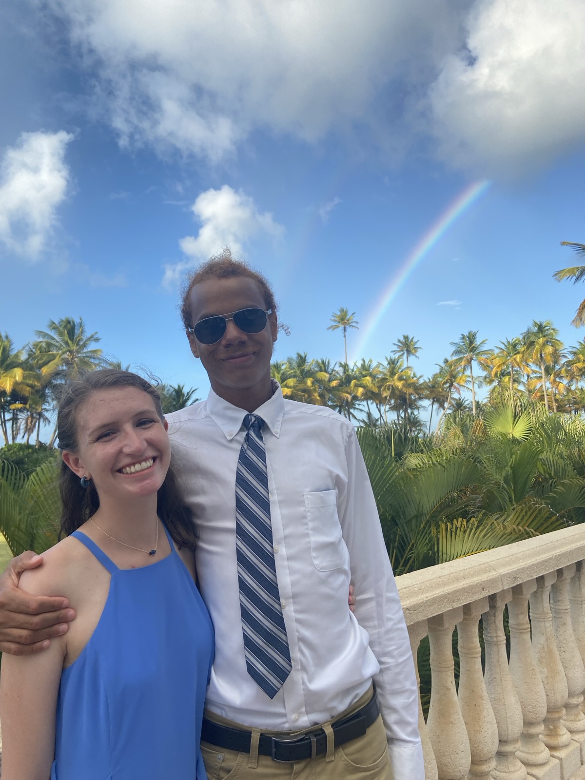 Colorful formal portrait